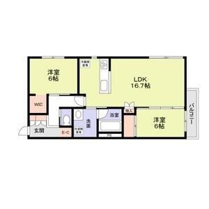 グランフォレスト千代田 間取り図