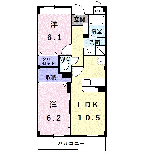 アンダンテ 間取り図