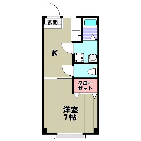木下ハイツ 間取り図