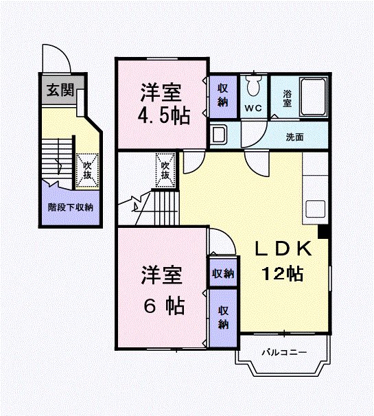 ハピネスワン 間取り図