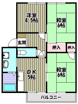 ファミールオークイン 間取り図