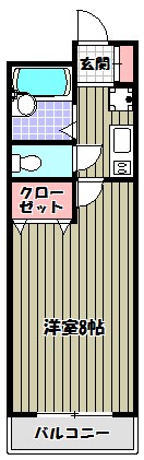 フォレストインサイドⅠ  間取り図