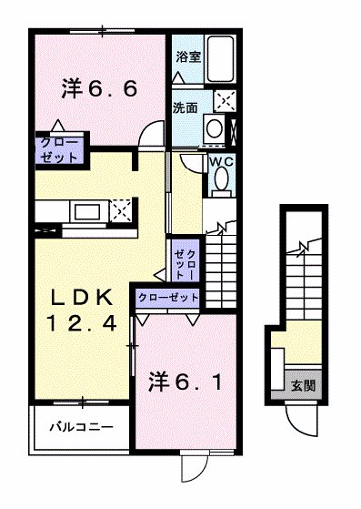 ジャスパーヒルズⅠ 間取り図