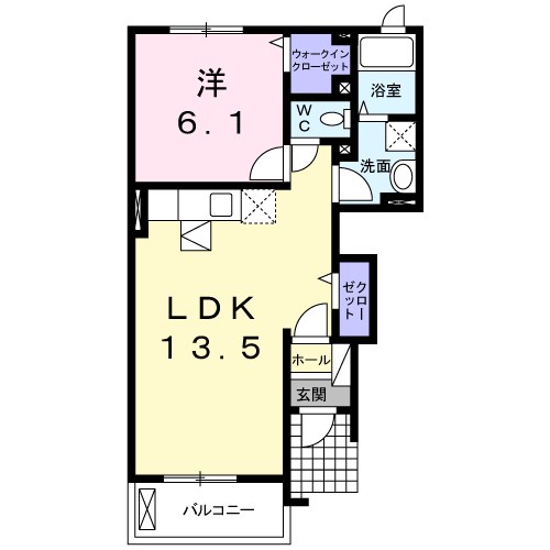 ブリーゼⅠ 間取り図