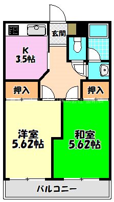 谷野マンション 間取り図