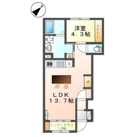 N.pua (エヌ．プア) 間取り図