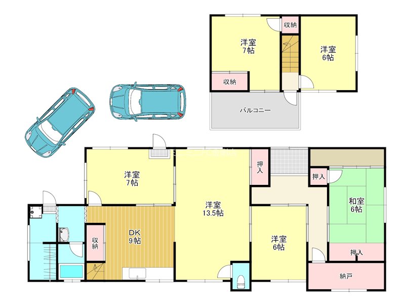 NISHIKICHOU戸建 間取り図