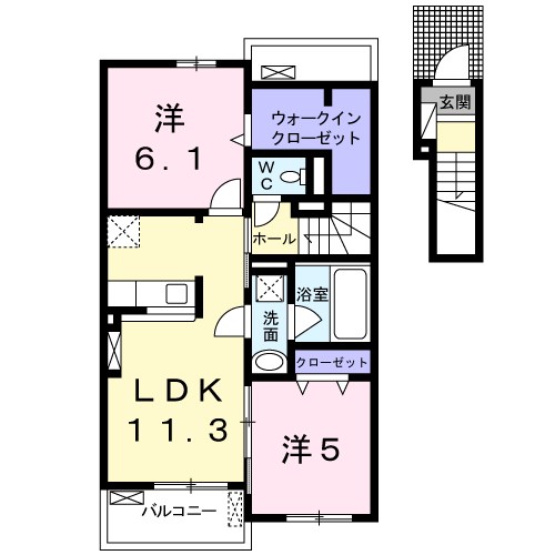 メゾフォルテ 間取り図