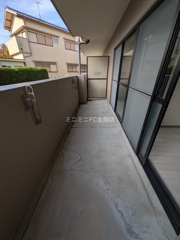 リビオ金剛 ベランダ
