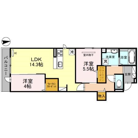 エスト山王 間取り図