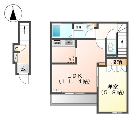 エトワール桜 間取り図
