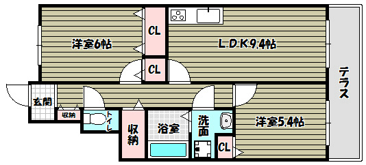 パストラーレシャルム 間取り図