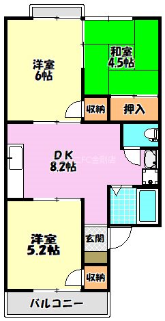 ラ・カルディア 間取り図