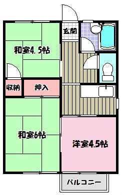 増田ハイツ 間取り図