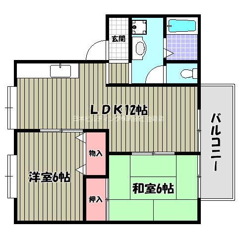 セジュール12 間取り図