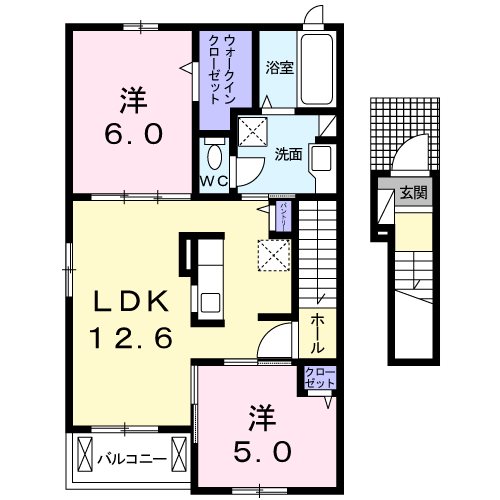 エレガント茱萸木Ⅲ 間取り図