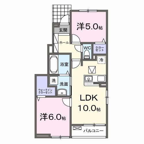 ラ・カーサ　ドルチェ 間取り