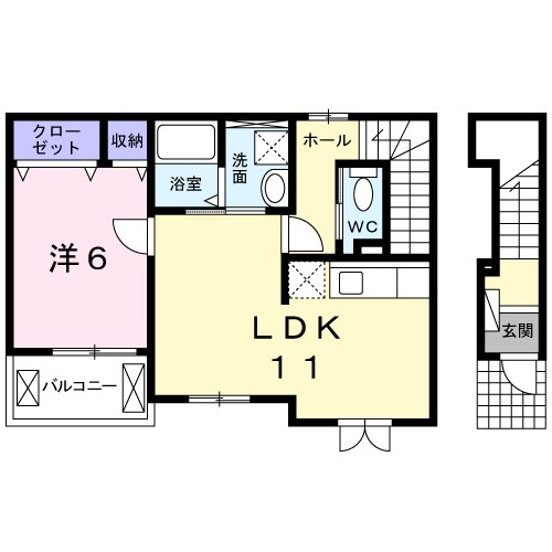 サンセール　ヤマビコ 間取り図