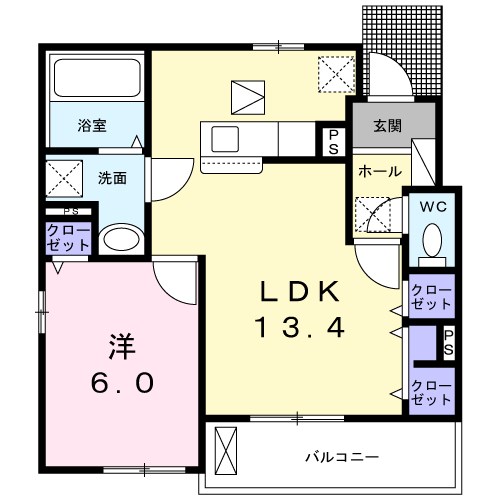 ゼフィランサス 間取り図