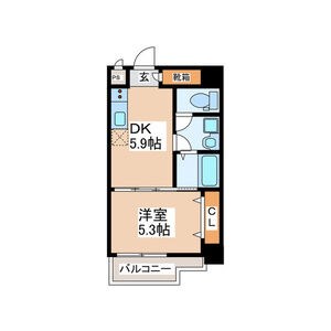 クローバー・グランツ北野田 間取り図