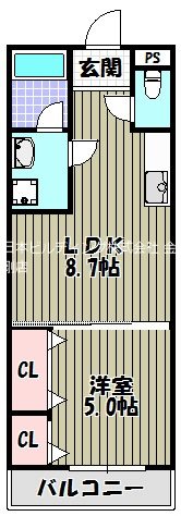 フジパレス宮園 間取り図