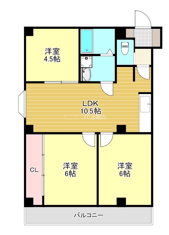 マイネハイマート深井 間取り図