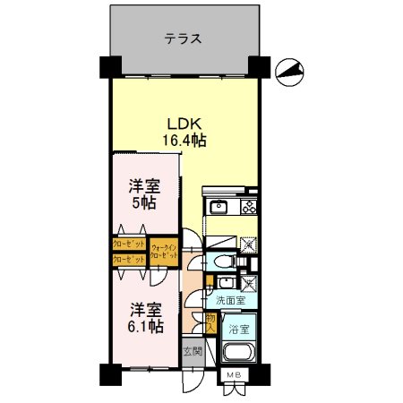 ラ・メゾンMSⅢ 間取り図
