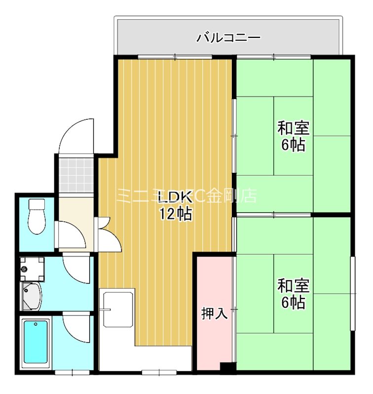 マンション大常 間取り図