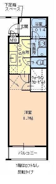 フジパレス初芝駅南Ⅱ番館 間取り図