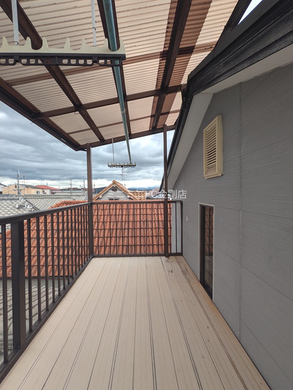 陶器北戸建 ベランダ