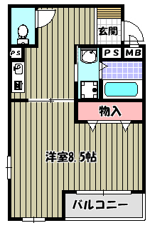 ブリックメゾン金剛 間取り図
