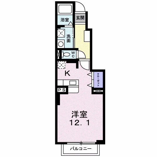 プロムナード桃山 間取り図