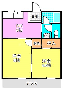 ドリームハイツ 間取り図