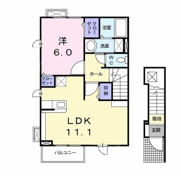 フルール 間取り図