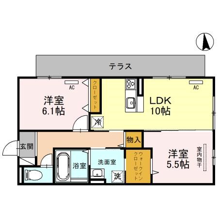 SunSun あおばおか 間取り図