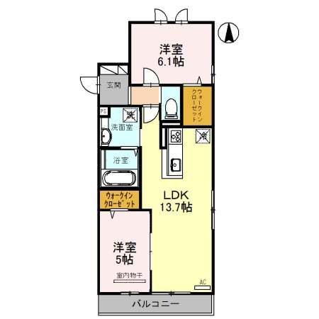 レスペランス向陽台 間取り図