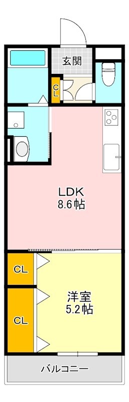 フォレストクリエオーレ金剛 間取り