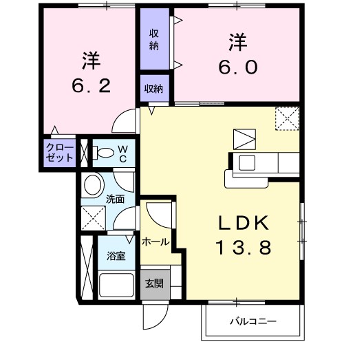 スールブローテ 間取り図