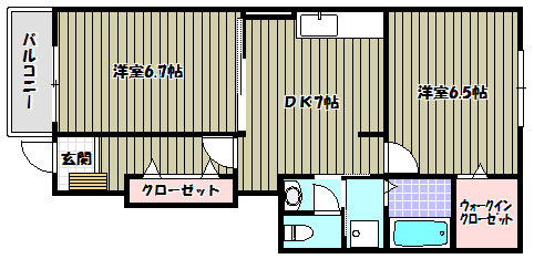 カルム　エレガンス 間取り図