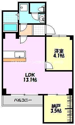バッハレジデンス深井 間取り図
