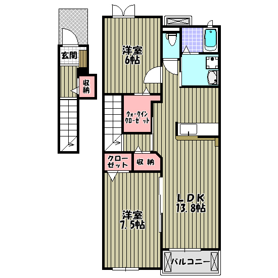 ヴィティス・ハイツ 間取り図