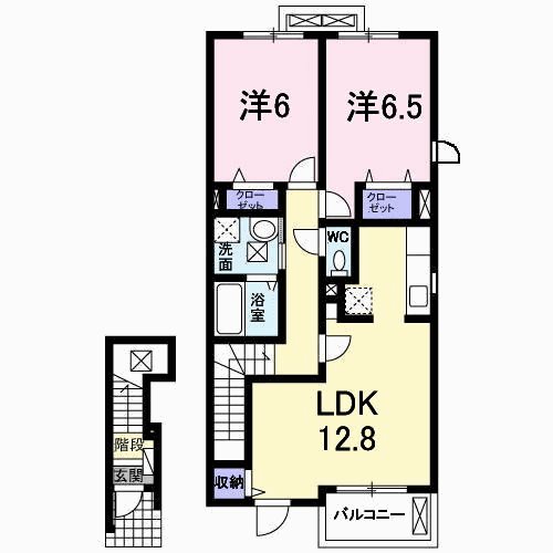 イジュ　デタッチ 間取り図