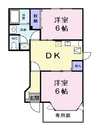 エスポワールパレス 間取り図