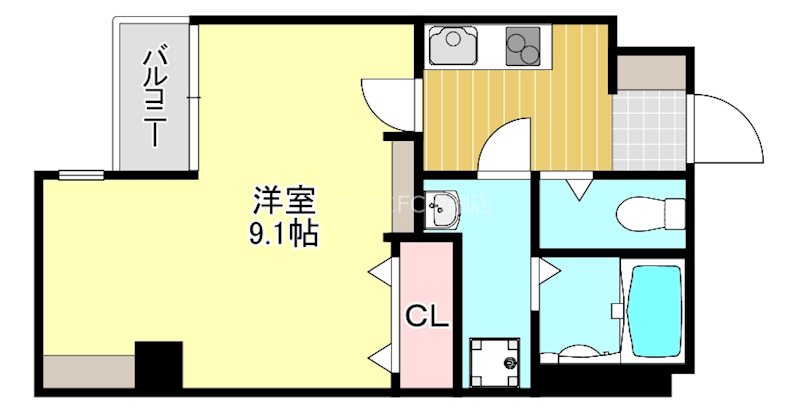 エヌエムキャラントサンクサウス 間取り図