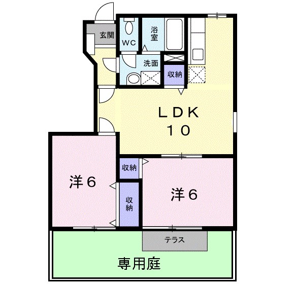 ステッラⅡ 間取り図