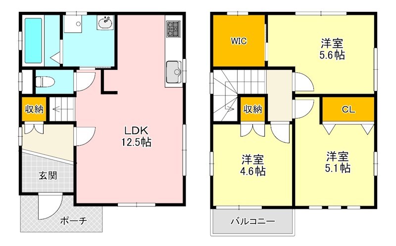 フジパレス戸建賃貸八田北町 間取り図