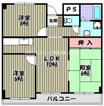 ジョイフル昭栄 間取り図
