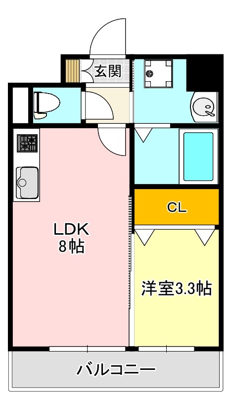 スプランディッド堺東 間取り図