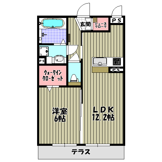 オースター2番館 間取り図