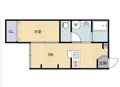 エヌエムキャトフヴァントゥレーズサウス 間取り図